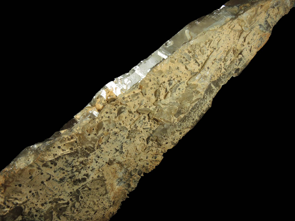 Quartz var. Smoky Quartz from North Moat Mountain, Bartlett, Carroll County, New Hampshire