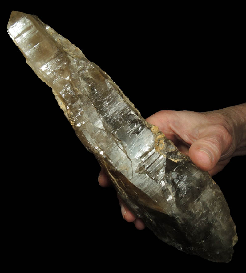 Quartz var. Smoky Quartz from North Moat Mountain, Bartlett, Carroll County, New Hampshire