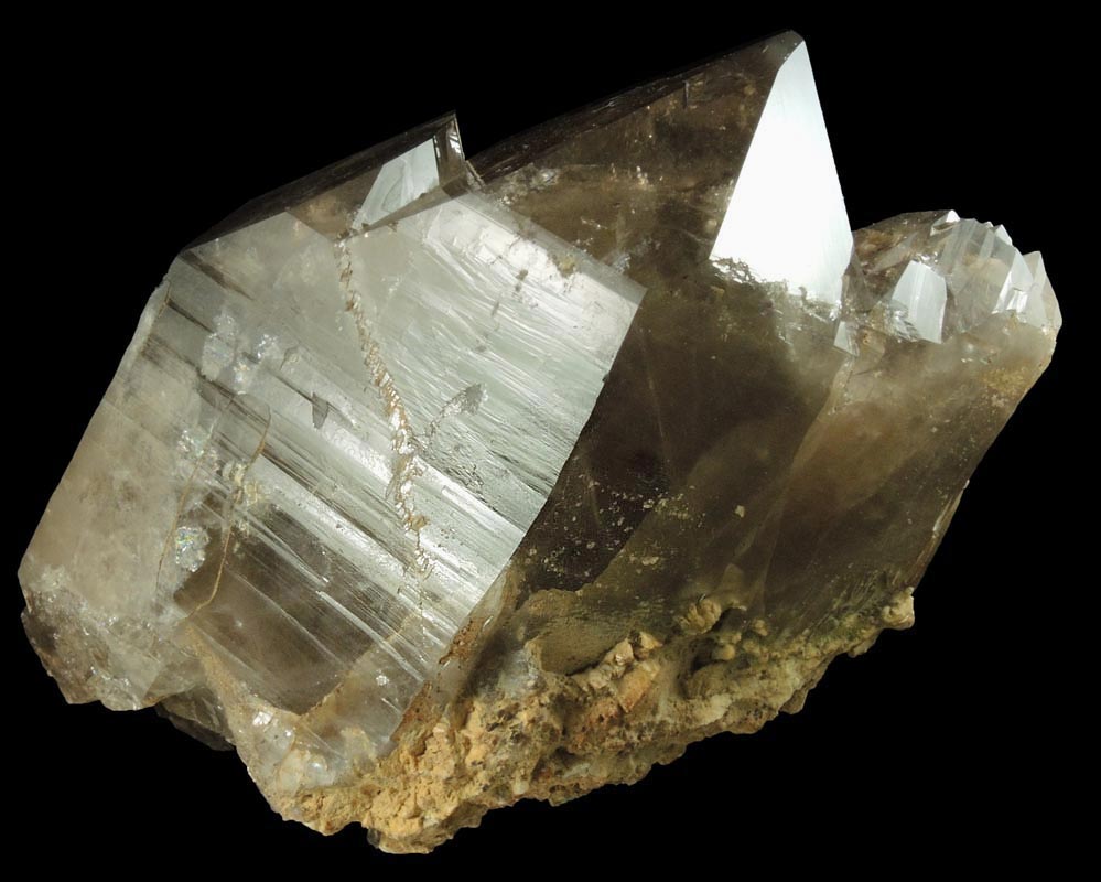 Quartz var. Smoky Quartz from North Moat Mountain, Bartlett, Carroll County, New Hampshire