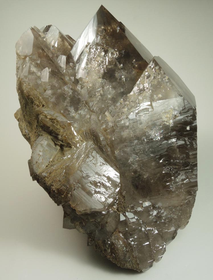 Quartz var. Smoky Quartz from North Moat Mountain, Bartlett, Carroll County, New Hampshire