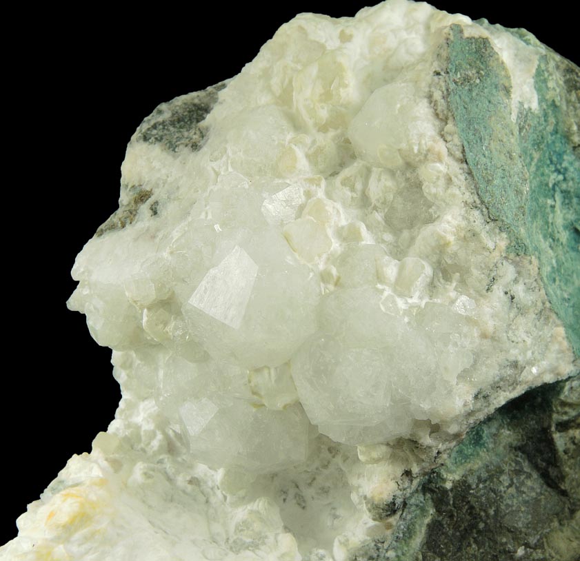 Analcime with Thaumasite from Upper New Street Quarry, Paterson, Passaic County, New Jersey