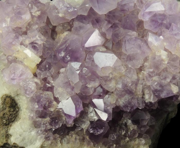 Quartz var. Amethyst from Upper New Street Quarry, Paterson, Passaic County, New Jersey