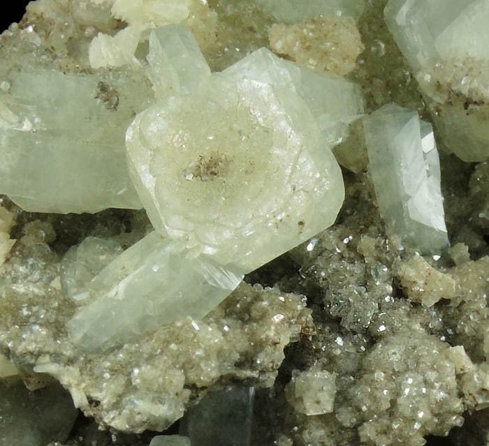 Apophyllite from Millington Quarry, State Pit, Bernards Township, Somerset County, New Jersey