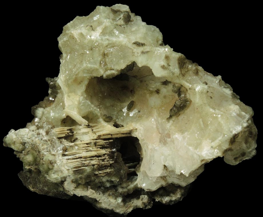 Apophyllite with Chlorite inclusions from Millington Quarry, Bernards Township, Somerset County, New Jersey