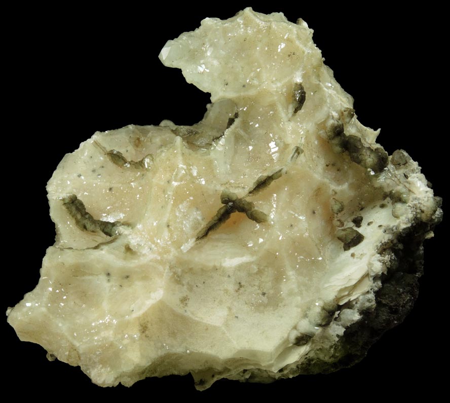 Apophyllite with Chlorite inclusions from Millington Quarry, Bernards Township, Somerset County, New Jersey