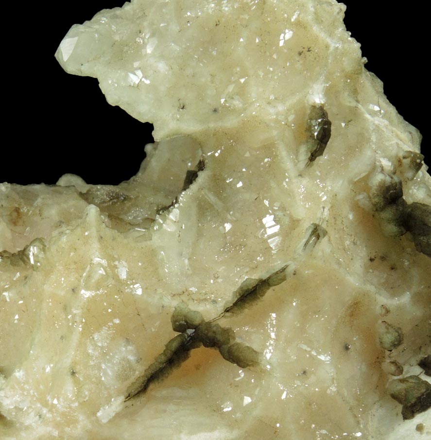 Apophyllite with Chlorite inclusions from Millington Quarry, Bernards Township, Somerset County, New Jersey