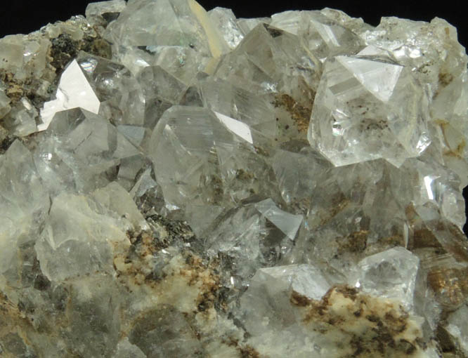 Quartz var. Smoky Quartz with minor Calcite from Millington Quarry, Bernards Township, Somerset County, New Jersey