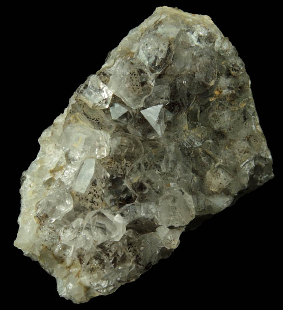 Quartz var. Smoky Quartz with Goethite inclusions from Millington Quarry, Bernards Township, Somerset County, New Jersey