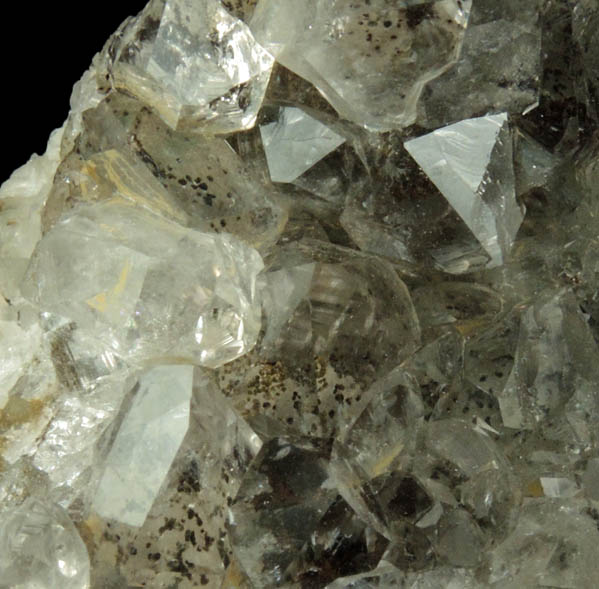 Quartz var. Smoky Quartz with Goethite inclusions from Millington Quarry, Bernards Township, Somerset County, New Jersey