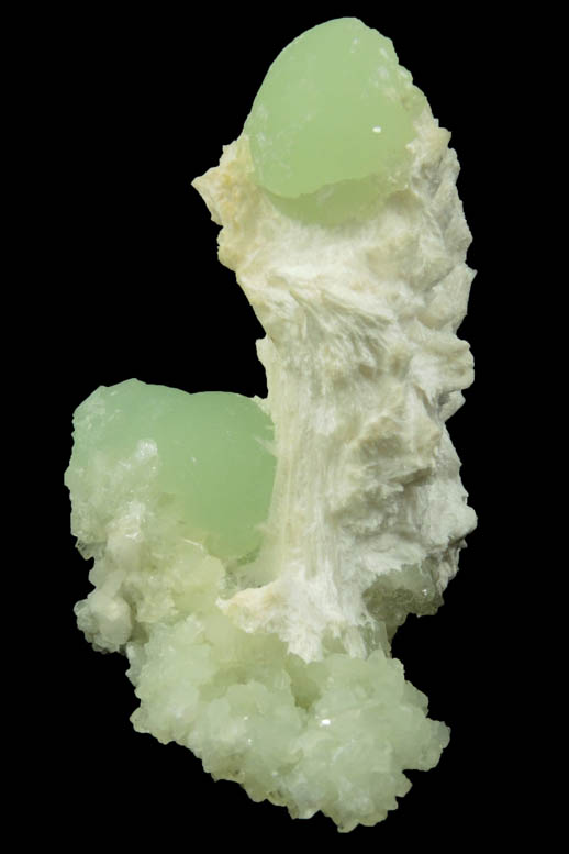 Prehnite, Pectolite, Datolite from Millington Quarry, Bernards Township, Somerset County, New Jersey