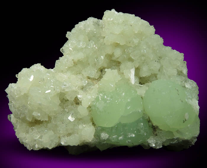 Prehnite, Datolite, Pectolite from Upper New Street Quarry, Paterson, Passaic County, New Jersey