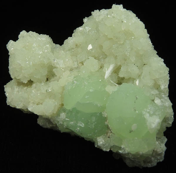 Prehnite, Datolite, Pectolite from Upper New Street Quarry, Paterson, Passaic County, New Jersey