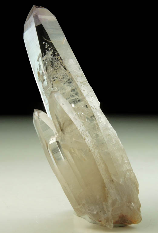 Quartz var. Amethyst Quartz with moveable internal bubble (Enhydro) from Biedell Creek Quartz Prospects, Crystal Hill, 12.5 km northwest of La Garita, Saguache County, Colorado