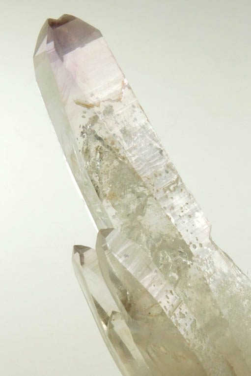 Quartz var. Amethyst Quartz with moveable internal bubble (Enhydro) from Biedell Creek Quartz Prospects, Crystal Hill, 12.5 km northwest of La Garita, Saguache County, Colorado