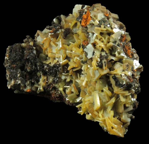 Wulfenite from Mina Ojuela, Mapimi, Durango, Mexico