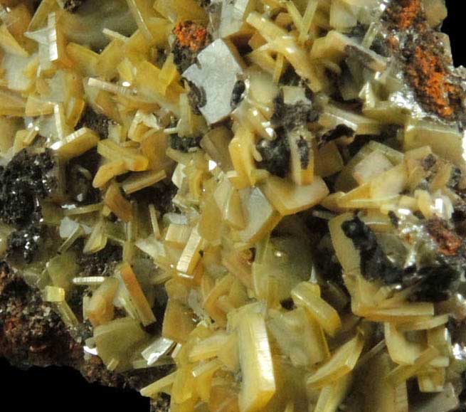 Wulfenite from Mina Ojuela, Mapimi, Durango, Mexico