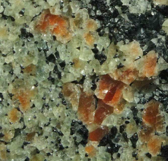 Willemite and Franklinite from Sterling Mine, Ogdensburg, Sterling Hill, Sussex County, New Jersey (Type Locality for Franklinite)