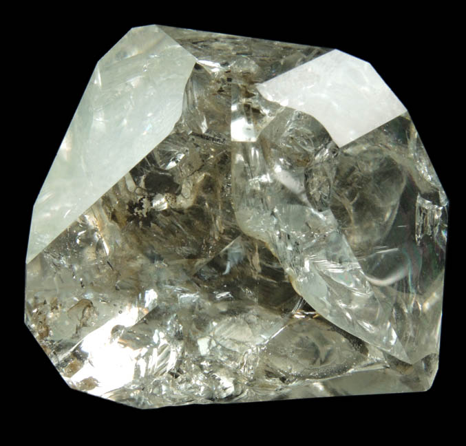 Quartz var. Herkimer Diamond from Diamond Acres (Hastings Farm), Fonda, Montgomery County, New York