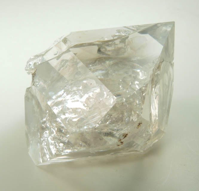 Quartz var. Herkimer Diamond from Diamond Acres (Hastings Farm), Fonda, Montgomery County, New York