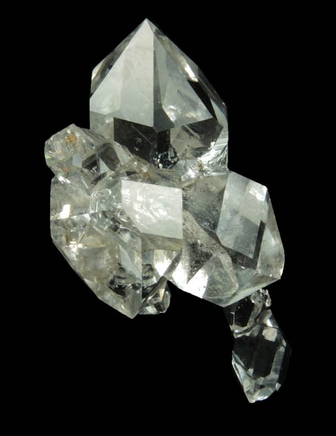 Quartz var. Herkimer Diamonds from Diamond Acres (Hastings Farm), Fonda, Montgomery County, New York