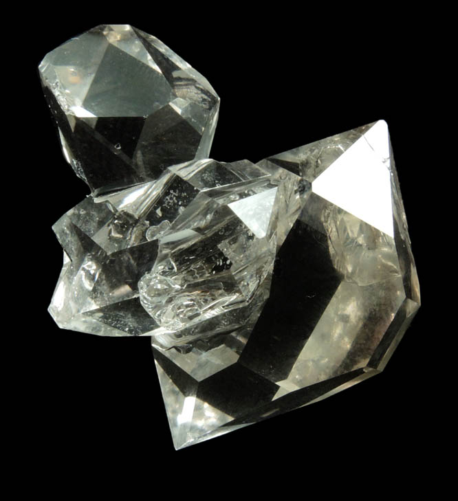 Quartz var. Herkimer Diamonds from Hickory Hill Diamond Diggings, Fonda, Montgomery County, New York