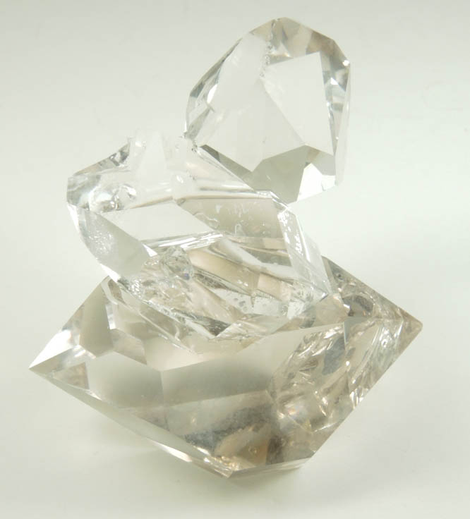 Quartz var. Herkimer Diamonds from Hickory Hill Diamond Diggings, Fonda, Montgomery County, New York