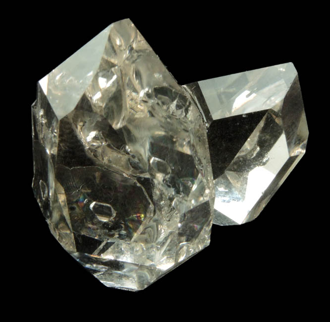 Quartz var. Herkimer Diamonds from Hickory Hill Diamond Diggings, Fonda, Montgomery County, New York