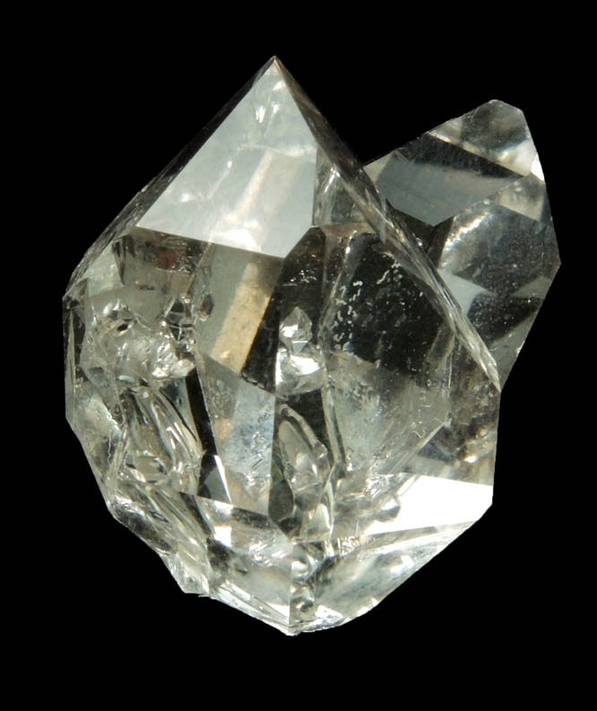 Quartz var. Herkimer Diamonds from Hickory Hill Diamond Diggings, Fonda, Montgomery County, New York