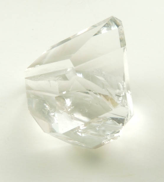 Quartz var. Herkimer Diamonds (distorted crystal) from Hickory Hill Diamond Diggings, Fonda, Montgomery County, New York