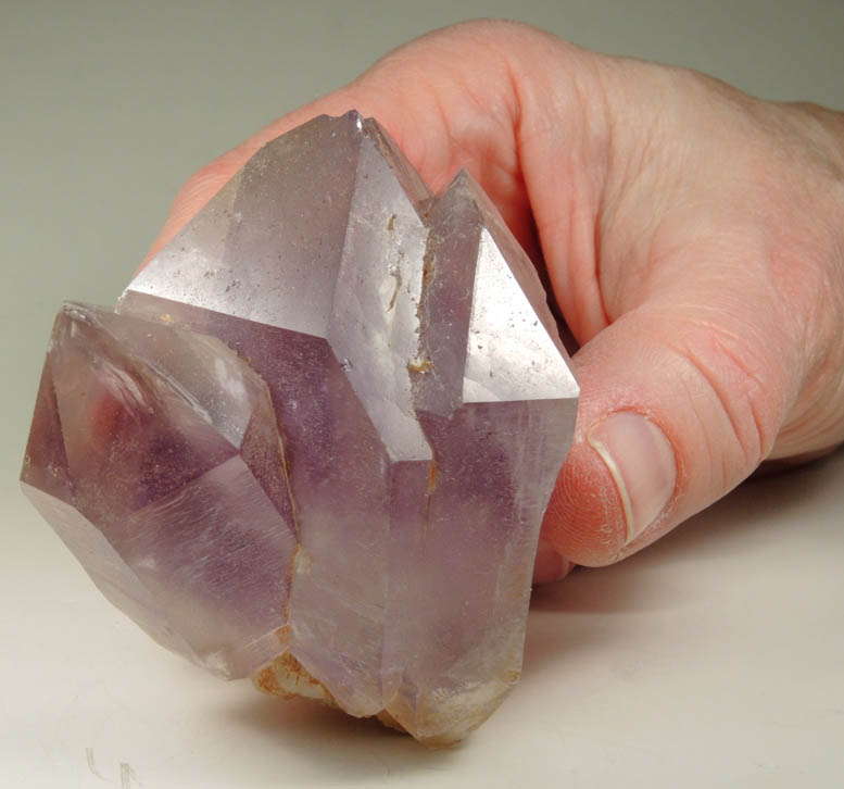 Quartz var. Amethyst Quartz from Intergalactic Pit, Deer Hill, Stowe, Oxford County, Maine