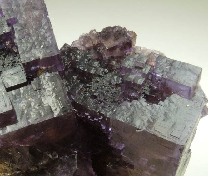 Fluorite with Chalcopyrite from Cave-in-Rock District, Hardin County, Illinois