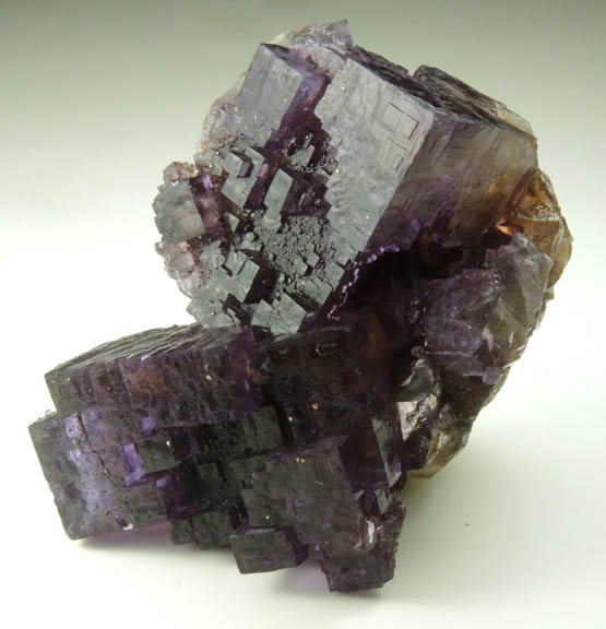 Fluorite with Chalcopyrite from Cave-in-Rock District, Hardin County, Illinois