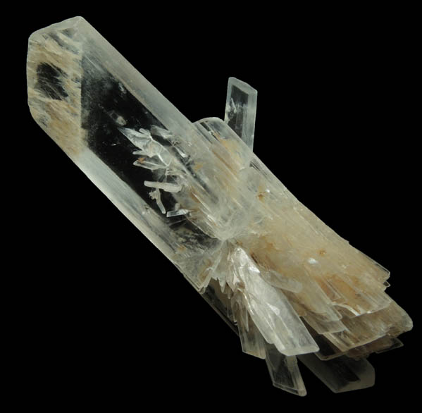 Gypsum var. Selenite from Angrevilliers, 37 km southwest of Paris, Essonne, France