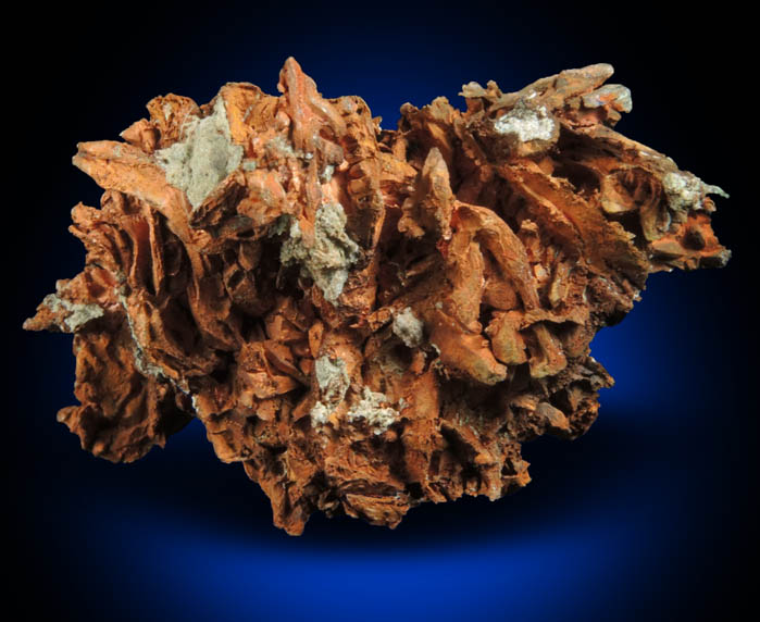 Copper (naturally crystallized native copper) from Osceola Mine, Keweenaw Peninsula Copper District, Houghton County, Michigan