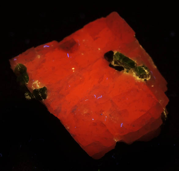 Franklinite, Willemite, Calcite from Sterling Mine, Ogdensburg, Sterling Hill, Sussex County, New Jersey