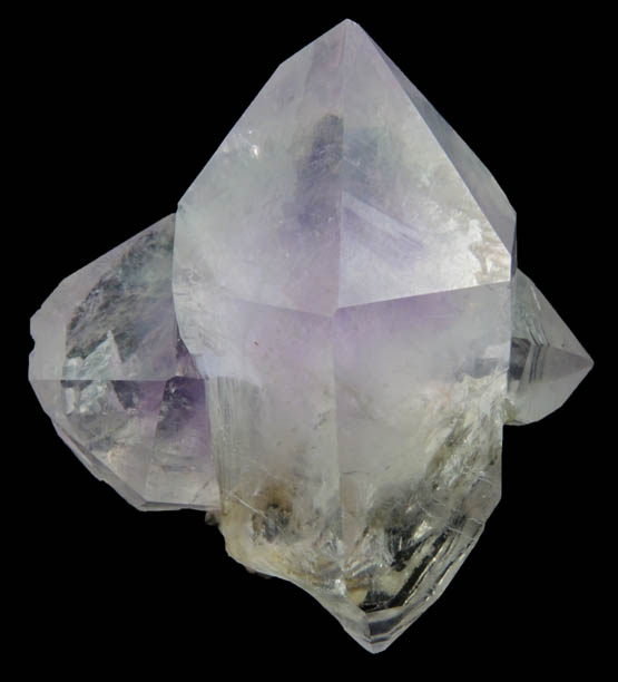 Quartz var. Amethyst from Simeone Quarry, Wrentham, Norfolk County, Massachusetts