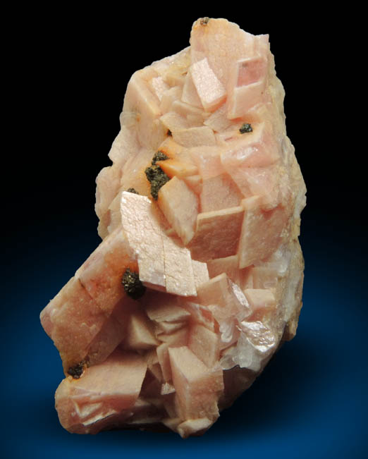 Rhodochrosite with Chalcopyrite from Emma Mine, Butte District, Silver Bow County, Montana