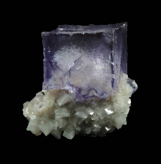 Fluorite on Dolomite from Elmwood Mine, Carthage, Smith County, Tennessee