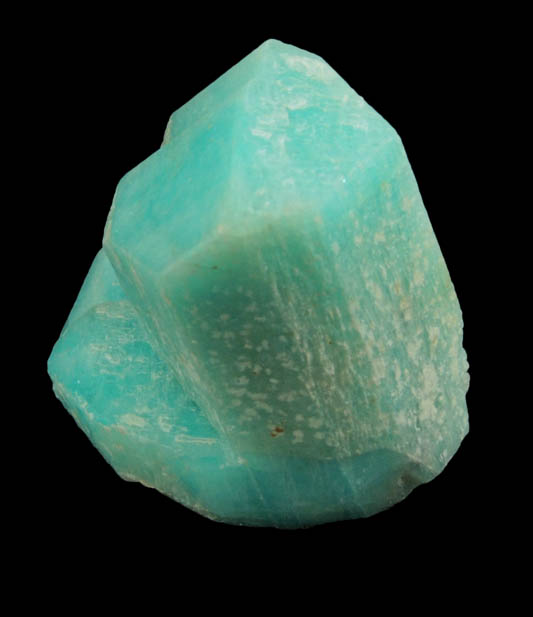 Microcline var. Amazonite from Crystal Peak area, 6.5 km northeast of Lake George, Park-Teller Counties, Colorado