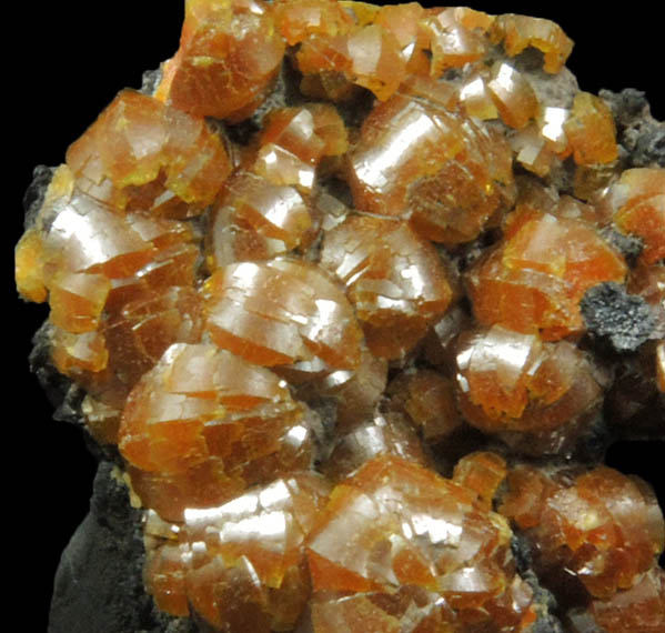 Mimetite var. Campylite from Drygill Mine, Caldbeck Fells, Cumberland, England