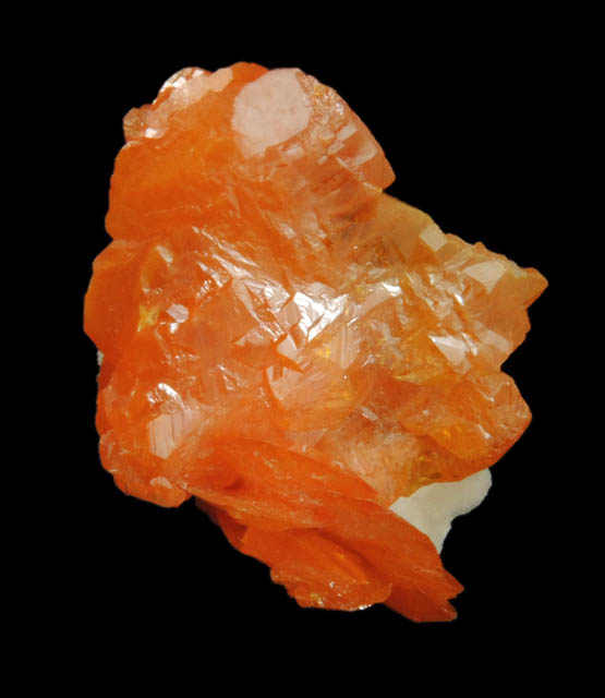 Wulfenite from Mibladen, Haute Moulouya Basin, Zeida-Aouli-Mibladen belt, Midelt Province, Morocco