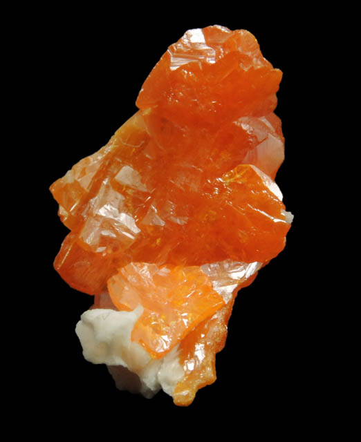 Wulfenite from Mibladen, Haute Moulouya Basin, Zeida-Aouli-Mibladen belt, Midelt Province, Morocco