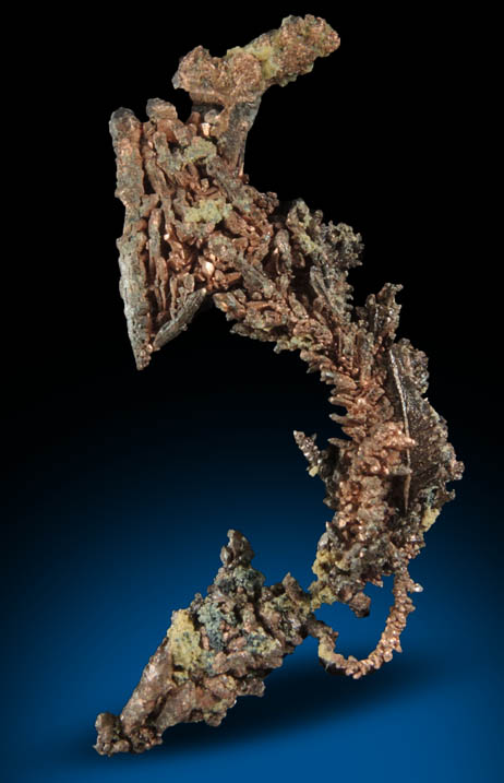 Copper (naturally crystallized native copper) from Tsumeb Mine, Otavi-Bergland District, Oshikoto, Namibia