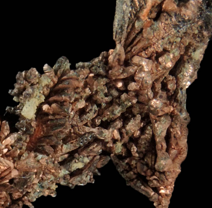 Copper (naturally crystallized native copper) from Tsumeb Mine, Otavi-Bergland District, Oshikoto, Namibia