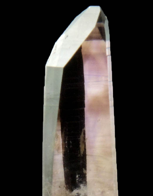 Quartz var. Amethyst Quartz with phantom-growth zones from Biedell Creek Quartz Prospects, Crystal Hill, 12.5 km northwest of La Garita, Saguache County, Colorado