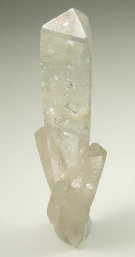 Quartz with negative crystal cavities and inclusions from Biedell Creek Quartz Prospects, Crystal Hill, 12.5 km northwest of La Garita, Saguache County, Colorado