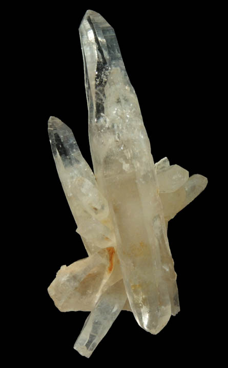 Quartz from Biedell Creek Quartz Prospects, Crystal Hill, 12.5 km northwest of La Garita, Saguache County, Colorado