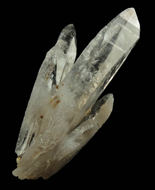 Quartz with negative crystal cavities and inclusions from Biedell Creek Quartz Prospects, Crystal Hill, 12.5 km northwest of La Garita, Saguache County, Colorado