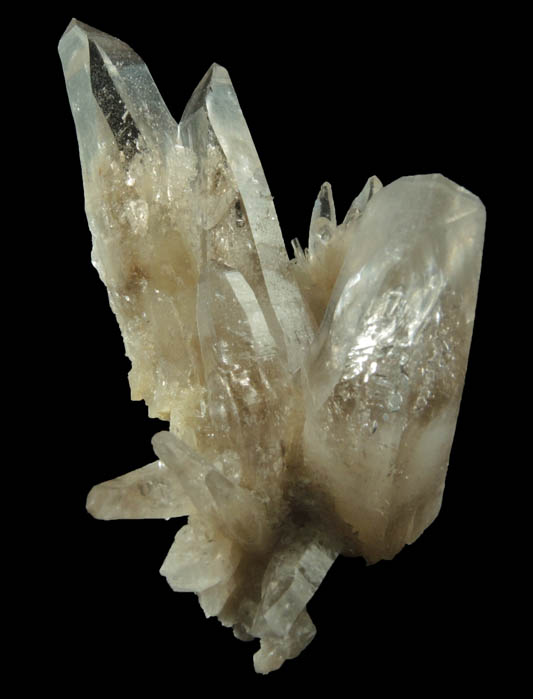 Quartz with phantom-growth zone of negative crystal cavities from Biedell Creek Quartz Prospects, Crystal Hill, 12.5 km northwest of La Garita, Saguache County, Colorado