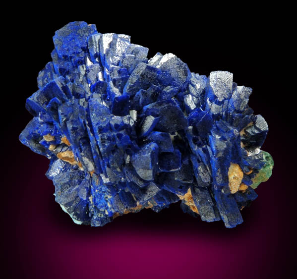 Azurite with minor Malachite from Hanover #2 Mine, Hanover District, Grant County, New Mexico